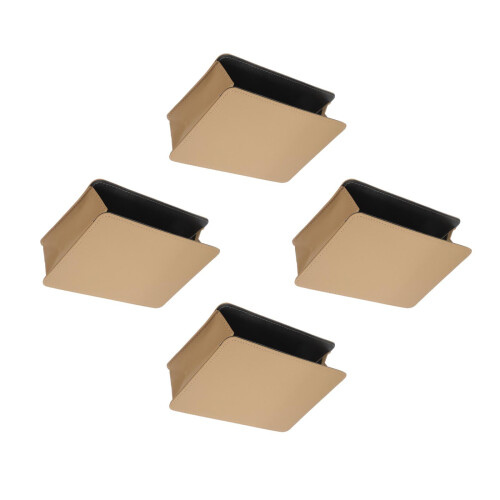 4Pcs Compact Car Trash Bin Functional Mini Garbage Can for Car