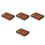 4Stk Schwarze Graphit-Ingot-Formen Für Metallgießen Und Hobby 1