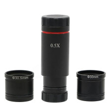 Mikroskop 5MP C-Mount, Przemysłowy Aparat Cyfrowy USB 2.0, Okular 0,5X, CMOS, Adapter 23,2 mm z Pierścieniem 30/30,5 mm
