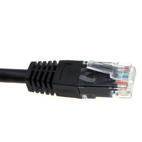 kenable Ethernet Network Cable Cat6 GIGABIT RJ45 COPPER Internet Patch Lead Black 0.5m 2