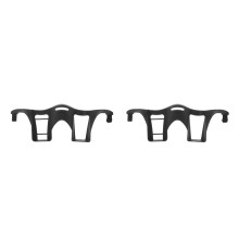 2Pcs Compact Plastic Dynamic Bike Bottle Rack for Fitness Storage