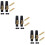 6Sets Altsaxophon Mundstück Kit Mit Kappe Und Blättern Schwarz 1