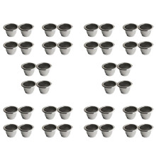 40Pcs for Refillable Coffee Capsule Coffee Filter Reusable Coffee Pod Reusable Cafe Machine DIY