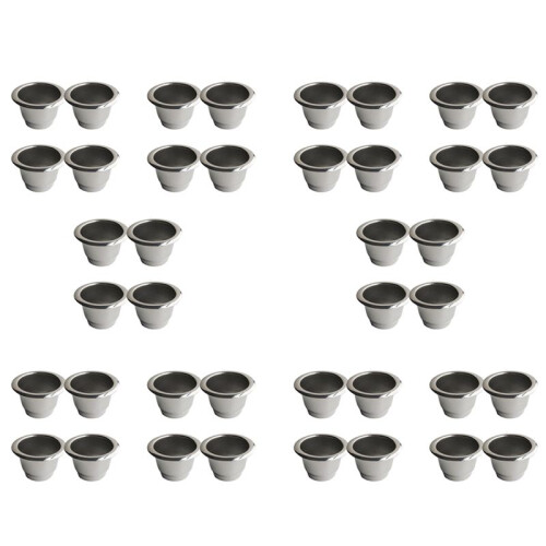 40Pcs for  Refillable Coffee Capsule Coffee Filter Reusable Coffee Pod Reusable Cafe Machine DIY