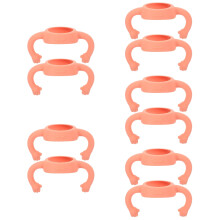 10Stk Silikon Babyflaschen Für Säugling Rosa Komfortabel