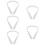 5Pcs Practical White PVC Door Bottom Windproof Noise Blocker Strip 1