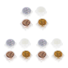 12Stk Feines Glitzer Make-Up Gel Multi Farben Für Kinder Party & Bühne
