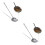 2Pcs Iron Water Ladle Scoop Silver Mud Cleaning Spoon with Long Handle 1