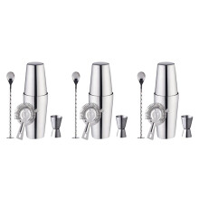 Barkeeper für Professionelle Barkeeper und Familien Bars, 15 Teiliger Boston Cocktail Shaker