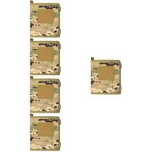 5Stk Praktischer Taktischer Map Organizer Wasserdicht Oxford PVC Bunt