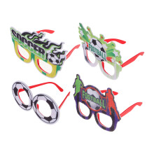 28Stk Fußballparty Brillen Kunststoff Sport Partyaccessoires Bunt