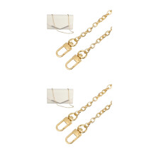2Stk Goldener Metall Purse Chain Ersatzriemen Für Crossbody Und Tote