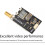 3.3G 64CH VRX FPV Wireless Image Transmission Receiver Frequency Support Range 3060-3500MHz/Automatic Search 6