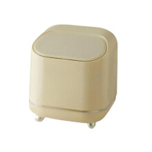 Small Trash Can for Desk Leak-Proof Desktop Garbage Bin Fashionable Multipurpose Trash Box Space-Saving Trash Can