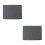 2Stk Home Ground Floor Mat PVC Rutschfest 9