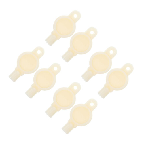 8Pièces Clé ABS Beige Pour Distributeurs Commerciaux