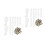 60Pcs Secure Plastic Glass Clips Clear Wardrobe Cabinet Mirror Holders 6