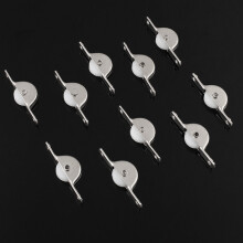 10Pcs Door Window Cupboard Drawer Bin Single Nylon & 10-Piece Stainless Steel Double Flywheel Mountain