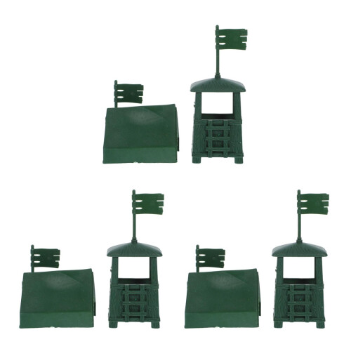 30Sets Robust Postzelt Modell Mit Zubehör Für Sandtisch