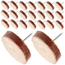 300Stk Braune Holz-Stecknadeln Für Büro Korktafel Sicher & Praktisch
