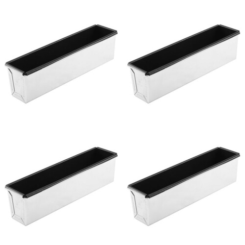 4X Non-Stick Rectangular Bread Mold Small Toast Box Baking Mold Cake Mold