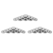 45 Paquets de Couvercles de Bocal en Argent à Bouche RégulièRe en Acier Inoxydable avec Trou de Paille Compatibles avec le Bocal