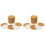 80 Pack Self-Adhesive Cork Round 3.5 Inch Backing Sheets Cork Coasters for DIY Crafts-Bottom Protection 1