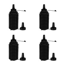 4Sets Kleine Schwarze Flaschen Zur Aufbewahrung Mit Praktischem Deckel