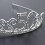 Silber Tiara Haarkamm Mit Für 50.geburtstagsfeier 4