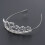 Silber Tiara Haarkamm Mit Für 50.geburtstagsfeier 6