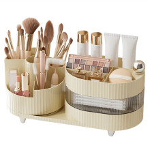 Der Schreibtisch Kann Gedreht Werden, Kosmetik-Aufbewahrungsbox, Kommode mit Großer Kapazität, Make-, Lidschatten und Lippenstiftfach, Regal A