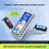 Memory Cooler with 4.6Inch IPS USB Secondary Screen Metal Case Computer CPU GPU RAM Monitor Custom Screen Display Silver 6