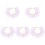 5Pcs Adorable Violet Dog Collar Adjustable Lace Pet Neck Accessory 4