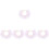 5Pcs Adorable Violet Dog Collar Adjustable Lace Pet Neck Accessory 7