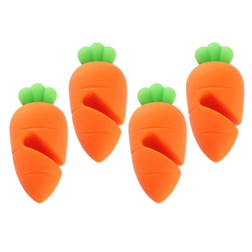 16Stk Spillstopper Silikon Deckelhalter Für Töpfe Orange 2