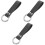 3Stk Schwarzer Mittelalterlicher Rockheber Leder Mit Doppelschlaufe 4
