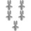 5Stk Kupplungs Bremsseil Einstellschrauben Aluminium Silber 9