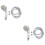2Sets Abnehmbarer Duschkopf Set Mit Praktischem Design 7