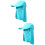 2Stk Multifunktionaler Blauer Outdoor Sonnenhut Und 3