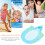 Blaue Kinder Kapuzenbadetuch Baumwolle 6
