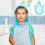 Blaue Kinder Kapuzenbadetuch Baumwolle 10