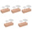 5Sets Mehrfarbiger Holz-Blumen-Nagelhalter Backzubehör Langlebig 5