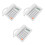 3Sets Versatile White Desk Phone Reusable Desktop Telephone for Office 6