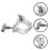 8Stk Aluminium Truss Lichtklammer Silber Robuste Lampenzubehör 3
