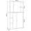 (Chipboard, Black) Office cabinet sliding doors Salia 5x 100 7