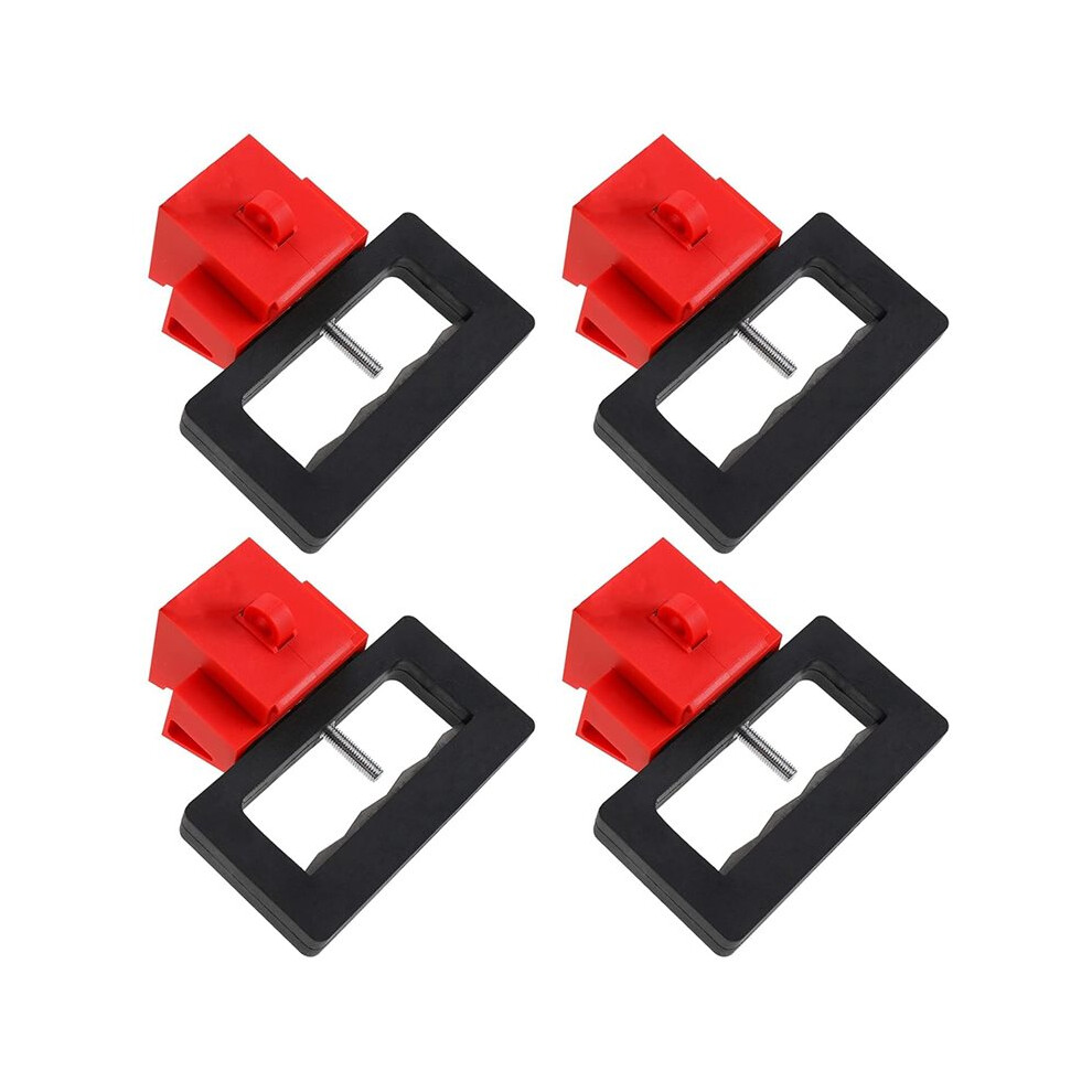 Photos - Nail / Screw / Fastener Jojomino Circuit Breaker Lockout Device, 4 Pack 630 Volt Clamp- Single Pole Breaker Lock Out Device, Extra Large