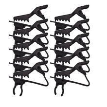 10pcs/Lot High Quality Metal Black Lavalier Microphone Clip Collar Microphones Clamp for Lapel Mic