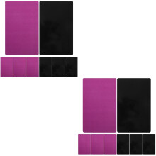 16Stk Farbige Metallkarten Blanko Gravieren, Robust Für