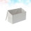 2Pcs Oxford Cloth Storage Pouch Hanging Bag for Bedside Grey 10