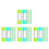 48Stk Hartes Kunststoff Etui, , , Bunt 8